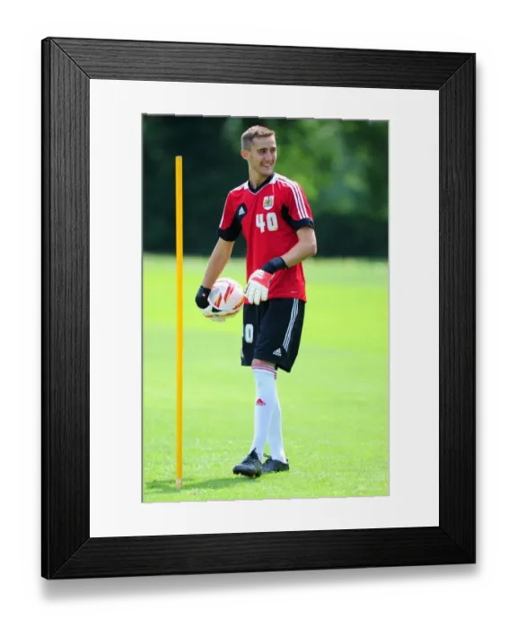 Framed Print : Bristol City First Team: Pre-Season Training (June 2013)