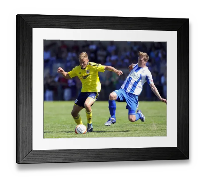 Framed Print : Intense Rivalry: A Football Battle - Rhys Jordan vs. Adi Adams Framed Print : Intense Rivalry: A Football Battle - Rhys Jordan vs. Adi Adams