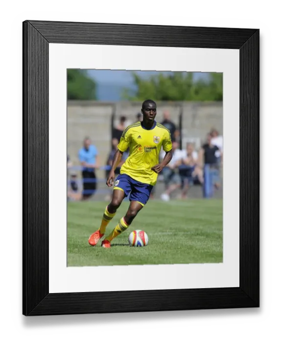 Framed Print : Bristol City's Jordan Wynter in Pre-Season Action Against Clevedon Town, 2013 Framed Print : Bristol City's Jordan Wynter in Pre-Season Action Against Clevedon Town, 2013