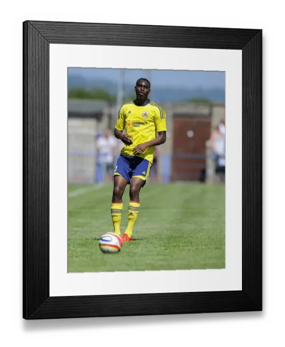 Framed Print : Bristol City's Jordan Wynter in Pre-Season Form: Clevedon Town vs. Bristol City (2013) Framed Print : Bristol City's Jordan Wynter in Pre-Season Form: Clevedon Town vs. Bristol City (2013)
