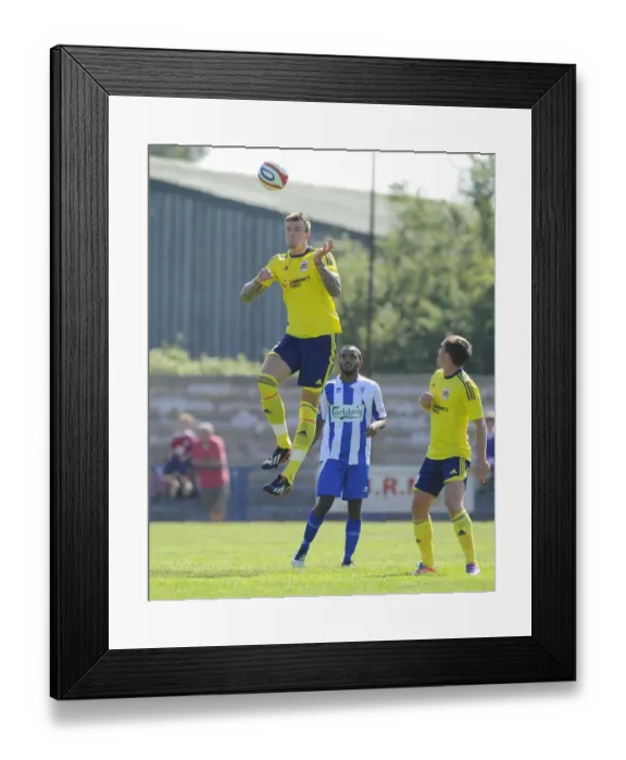 Framed Print : Aden Flint in Action: Bristol City vs. Clevedon Town, 2013 Framed Print : Aden Flint in Action: Bristol City vs. Clevedon Town, 2013