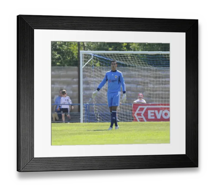 Framed Print : Bristol City FC: Kelle Roos Trial at Clevedon Town (06.07.2013)