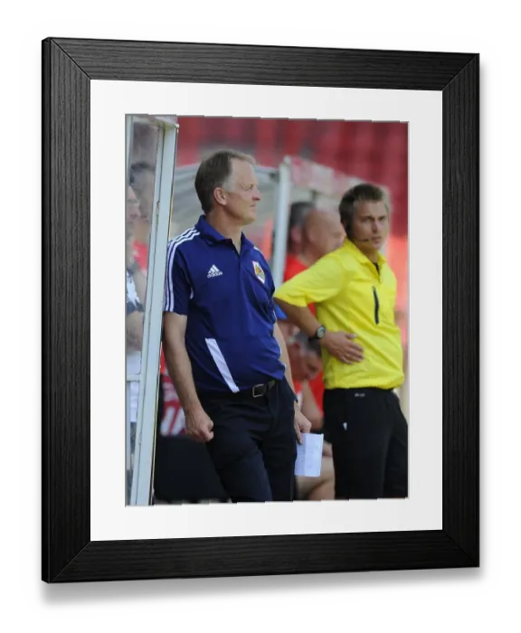 Framed Print : Sean O'Driscoll Leads Bristol City Against Glasgow Rangers, 2013 - Pre-Season Friendly