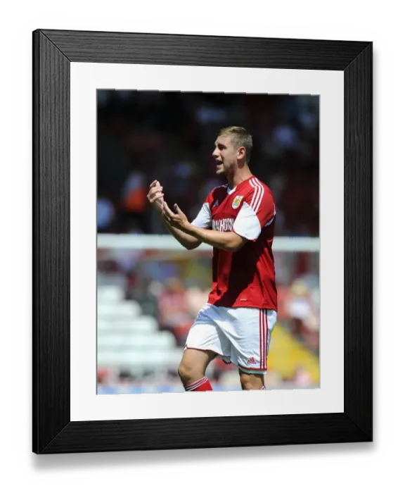 Framed Print : Steven Davies in Action: Bristol City vs Glasgow Rangers (2013), Ashton Gate Stadium Framed Print : Steven Davies in Action: Bristol City vs Glasgow Rangers (2013), Ashton Gate Stadium