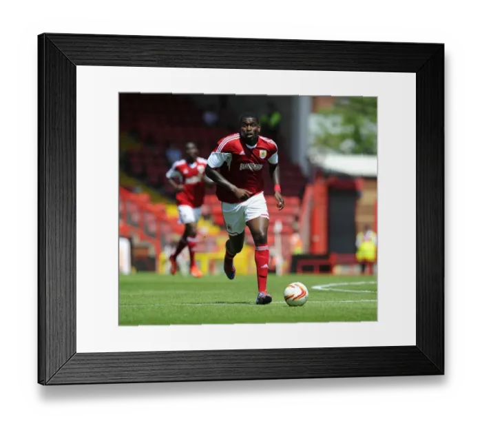 Framed Print : Jay Emmanuel-Thomas in Action: Bristol City vs Glasgow Rangers, Ashton Gate Stadium (Pre-Season Friendly) Framed Print : Jay Emmanuel-Thomas in Action: Bristol City vs Glasgow Rangers, Ashton Gate Stadium (Pre-Season Friendly)