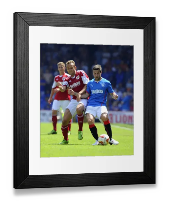 Framed Print : A Fight for Supremacy: Liam Kelly vs. Richard Foster - Bristol City vs. Glasgow Rangers Framed Print : A Fight for Supremacy: Liam Kelly vs. Richard Foster - Bristol City vs. Glasgow Rangers