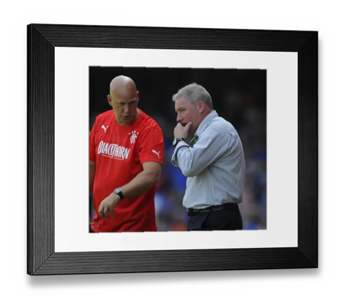 Framed Print : Ally McCoist Leads Glasgow Rangers at Ashton Gate Stadium (2013) - Bristol City vs Glasgow Rangers Pre-Season Friendly Framed Print : Ally McCoist Leads Glasgow Rangers at Ashton Gate Stadium (2013) - Bristol City vs Glasgow Rangers Pre-Season Friendly