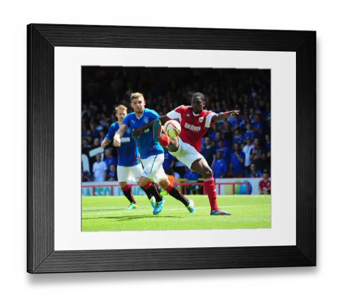 Framed Print : Battle for the Ball: Jay Emmanuel-Thomas vs Kyle Hutton - Football Rivalry Framed Print : Battle for the Ball: Jay Emmanuel-Thomas vs Kyle Hutton - Football Rivalry
