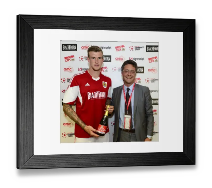 Framed Print : Football Rivalry Ignites: Bristol City vs Glasgow Rangers Clash at Ashton Gate Stadium, 2013 Framed Print : Football Rivalry Ignites: Bristol City vs Glasgow Rangers Clash at Ashton Gate Stadium, 2013