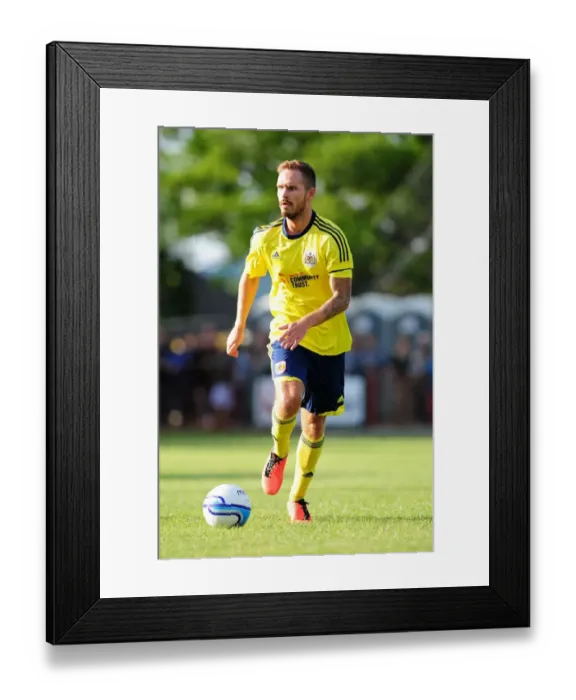 Framed Print : Bristol City's Martin Woods in Pre-Season Action: Ashton and Backwell United vs. Bristol City Framed Print : Bristol City's Martin Woods in Pre-Season Action: Ashton and Backwell United vs. Bristol City