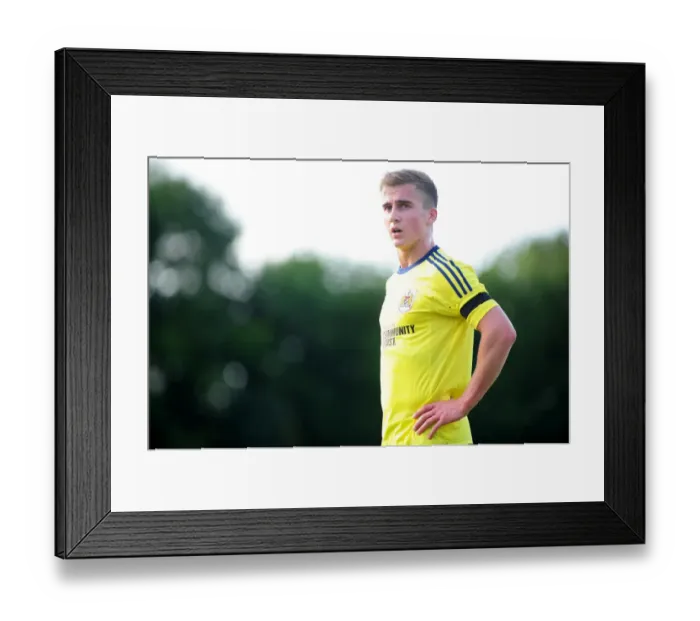 Framed Print : Bristol City's Joe Bryan in Pre-Season Action Against Ashton and Backwell United (03.07.2013) Framed Print : Bristol City's Joe Bryan in Pre-Season Action Against Ashton and Backwell United (03.07.2013)