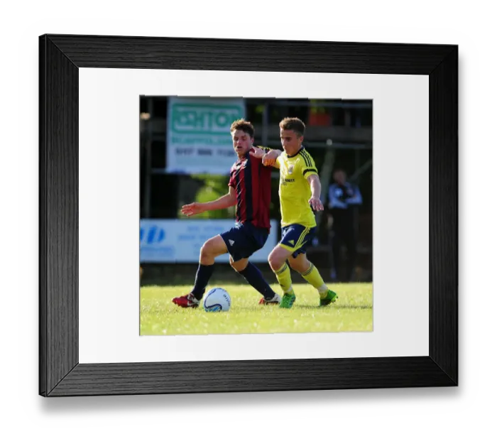 Framed Print : Bristol City's Joe Bryan in Action during Pre-Season Friendly against Ashton and Backwell United