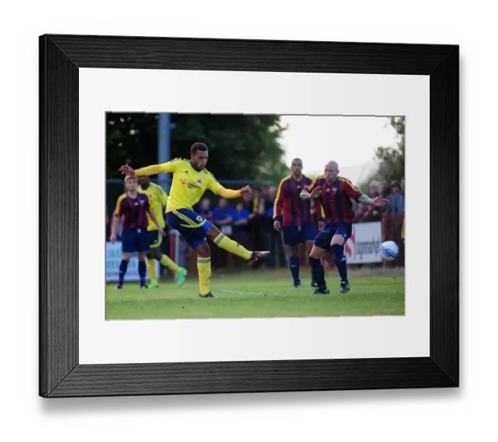 Framed Print : Bristol City's Aaron Amadi-Holloway in Pre-Season Action Against Ashton and Backwell United