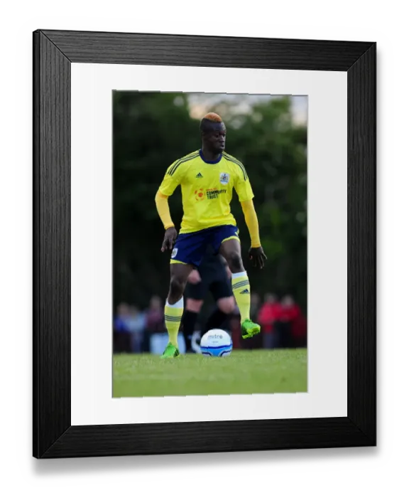 Framed Print : Bristol City's Toby Ajala in Action during Pre-Season Friendly Framed Print : Bristol City's Toby Ajala in Action during Pre-Season Friendly