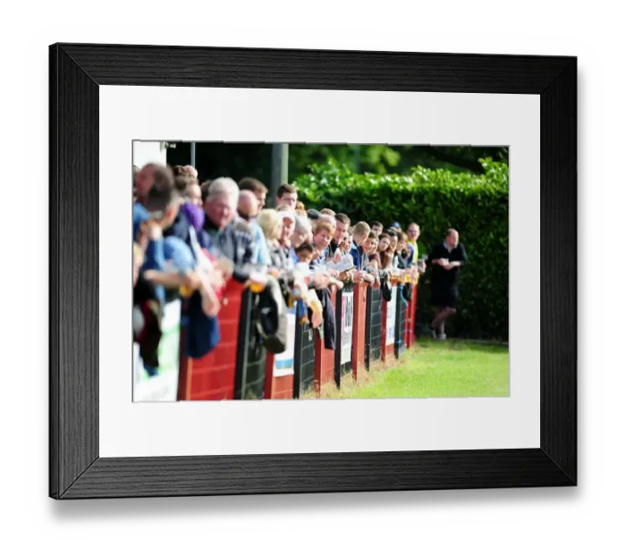 Framed Print : Pre-Season Friendly: Thrilling Fan Moments at Ashton and Backwell United vs. Bristol City (July 2013) Framed Print : Pre-Season Friendly: Thrilling Fan Moments at Ashton and Backwell United vs. Bristol City (July 2013)