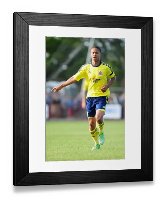 Framed Print : Bobby Reid in Action: Ashton and Backwell United vs. Bristol City, Pre-Season Friendly (July 2013) Framed Print : Bobby Reid in Action: Ashton and Backwell United vs. Bristol City, Pre-Season Friendly (July 2013)
