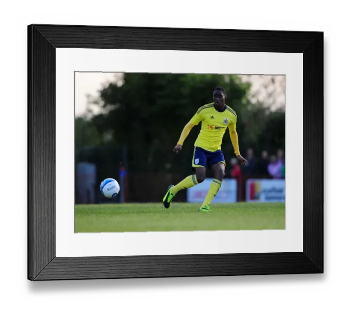 Framed Print : Jordan Wynter's Shining Performance in Bristol City's Pre-Season Victory over Ashton and Backwell United Framed Print : Jordan Wynter's Shining Performance in Bristol City's Pre-Season Victory over Ashton and Backwell United