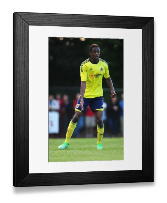 Framed Print : Bristol City's Kevin Krans in Pre-Season Action Against Ashton and Backwell United, July 2013 Framed Print : Bristol City's Kevin Krans in Pre-Season Action Against Ashton and Backwell United, July 2013