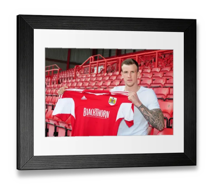 Framed Print : Aden Flint Joins Bristol City: First Team Photo Framed Print : Aden Flint Joins Bristol City: First Team Photo