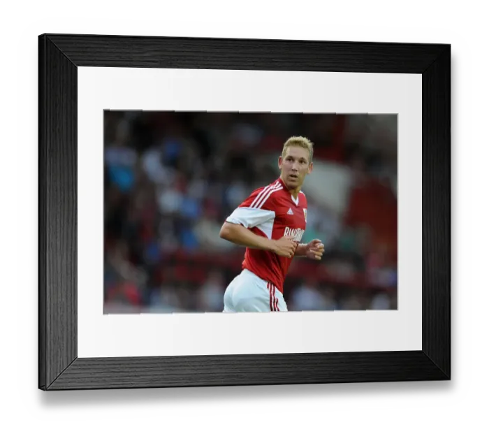 Framed Print : Bristol City vs Reading: Scott Wagstaff in Action Framed Print : Bristol City vs Reading: Scott Wagstaff in Action