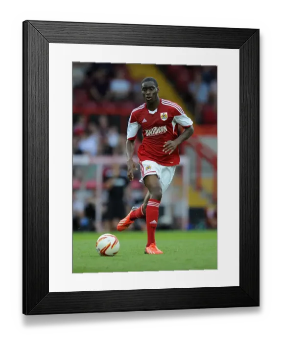 Framed Print : Bristol City's Jordan Wynter in Action Against Reading