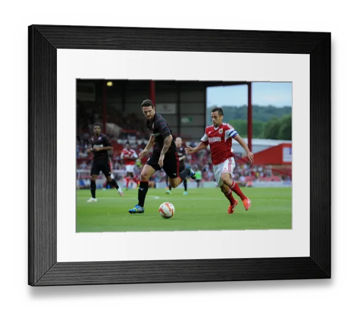 Framed Print : Bristol City vs Reading: Intense Moment Between Morrison and Baldock Framed Print : Bristol City vs Reading: Intense Moment Between Morrison and Baldock