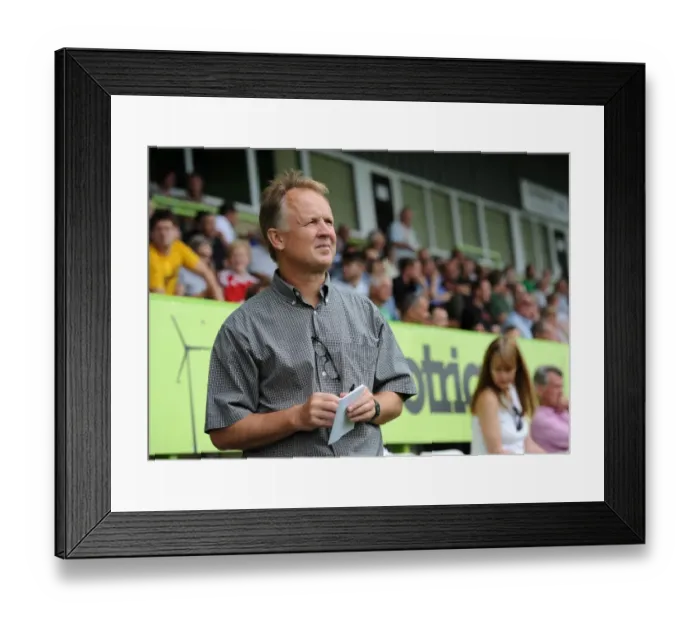 Framed Print : Sean O'Driscoll Leads Bristol City in Preseason Match against Forest Green Rovers, 2013 Framed Print : Sean O'Driscoll Leads Bristol City in Preseason Match against Forest Green Rovers, 2013