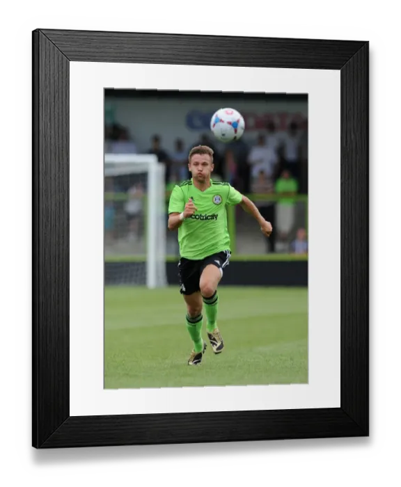 Framed Print : Matt Taylor in Action: Forest Green Rovers vs. Bristol City Football Match, 2013