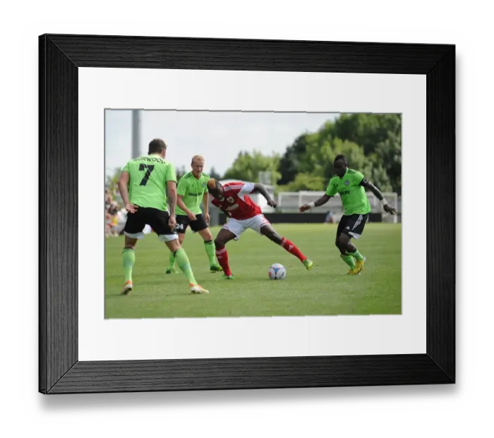 Framed Print : Football Rivals: Forest Green Rovers vs. Bristol City, 2013 Framed Print : Football Rivals: Forest Green Rovers vs. Bristol City, 2013