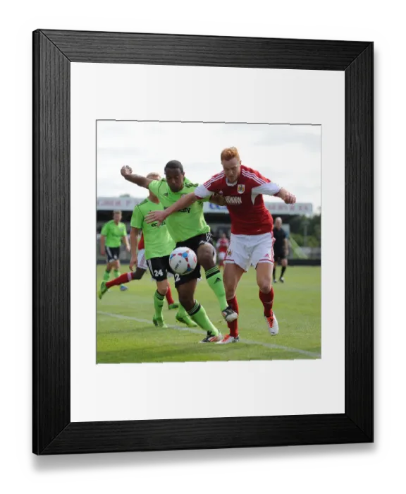 Framed Print : Clash of the Captains: Ed Asafu-Adjaye vs. Ryan Taylor - Preseason Football Showdown, 2013 Framed Print : Clash of the Captains: Ed Asafu-Adjaye vs. Ryan Taylor - Preseason Football Showdown, 2013