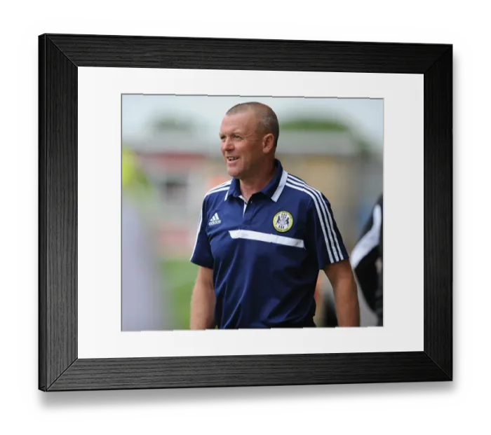 Framed Print : Dave Hockaday vs. Bristol City: Forest Green Rovers Manager Faces Former Club in Preseason Clash