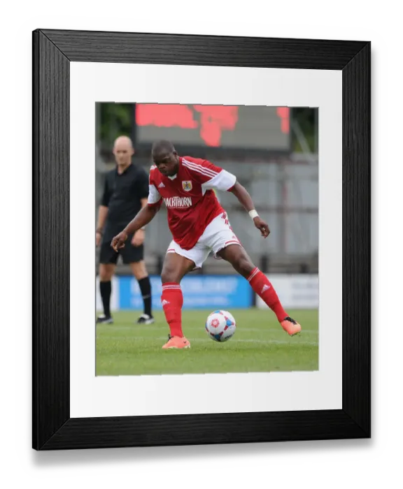 Framed Print : Bristol City's Jay Emmanuel-Thomas in Action against Forest Green Rovers - Preseason 2013 Framed Print : Bristol City's Jay Emmanuel-Thomas in Action against Forest Green Rovers - Preseason 2013