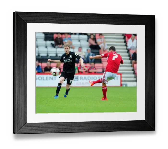 Framed Print : Bristol City's Sam Baldock Goes For Glory Against Bournemouth - Pre-Season Friendly, March 2013 Framed Print : Bristol City's Sam Baldock Goes For Glory Against Bournemouth - Pre-Season Friendly, March 2013