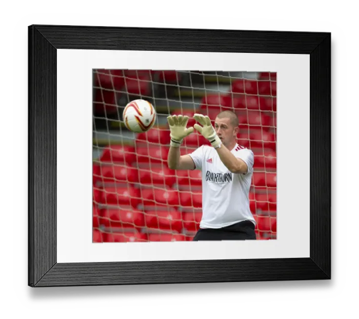 Framed Print : Bristol City's Frank Fielding in Action at Bournemouth Pre-Season Friendly (27 / 03 / 2013)