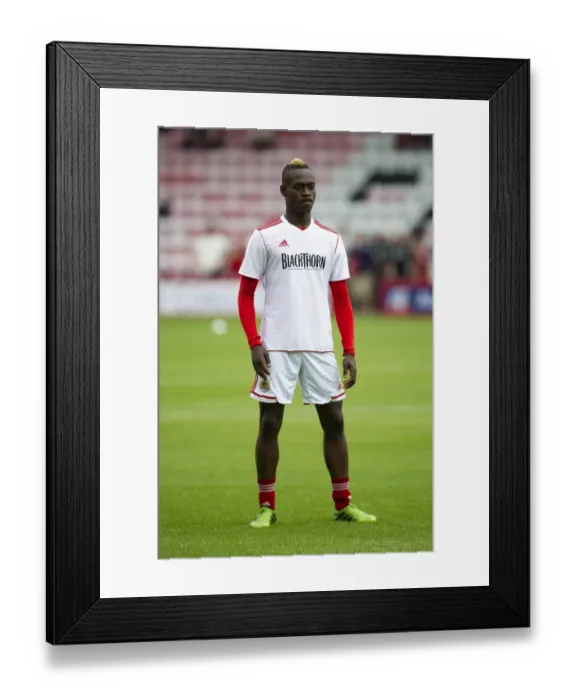 Framed Print : Toby Ajala of Bristol City in Action Against Bournemouth, 2013 - Football Pre-Season Friendly Framed Print : Toby Ajala of Bristol City in Action Against Bournemouth, 2013 - Football Pre-Season Friendly