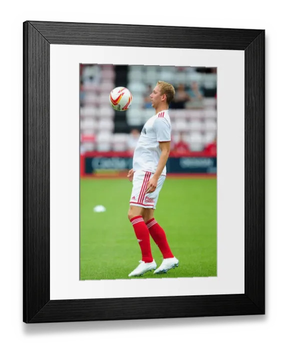 Framed Print : Bristol City's Scott Wagstaff at Bournemouth Pre-Season Friendly (2013)