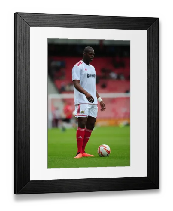 Framed Print : Marlon Harewood in Action: Bristol City vs Bournemouth, 2013 - Football Pre-Season Friendly at Goldsands Stadium Framed Print : Marlon Harewood in Action: Bristol City vs Bournemouth, 2013 - Football Pre-Season Friendly at Goldsands Stadium