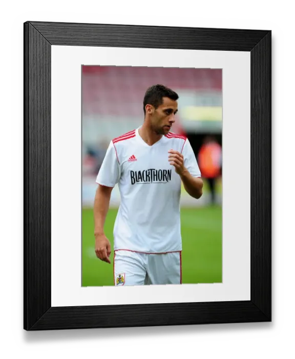 Framed Print : Bristol City's Sam Baldock in Action against Bournemouth, 2013