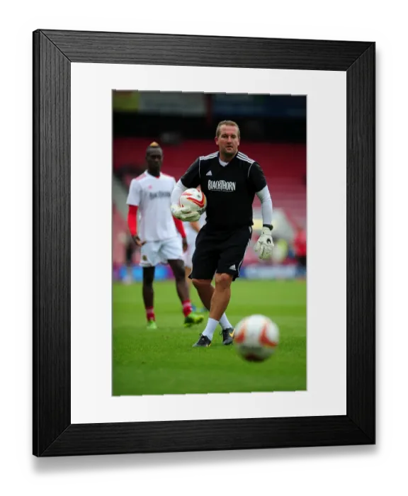 Framed Print : Bristol City FC: Lee Kendall Focuses on Goalkeeping at Bournemouth's Pre-Season Training, 2013 Framed Print : Bristol City FC: Lee Kendall Focuses on Goalkeeping at Bournemouth's Pre-Season Training, 2013