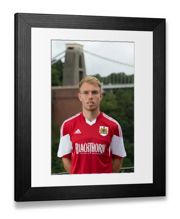Framed Print : Bristol City FC: Tom King's Epic Portrait at Clifton Suspension Bridge Framed Print : Bristol City FC: Tom King's Epic Portrait at Clifton Suspension Bridge