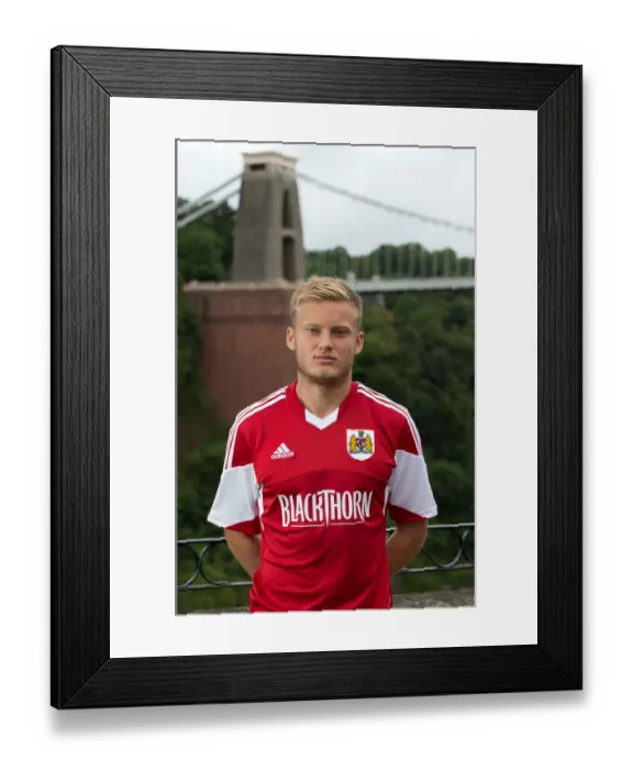 Framed Print : Bristol City Football Club: Rhys Jordan's Portrait at Clifton Suspension Bridge Framed Print : Bristol City Football Club: Rhys Jordan's Portrait at Clifton Suspension Bridge