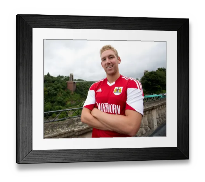 Framed Print : Intense Portraits: Bristol City Football Team at Avon Gorge Hotel by Clifton Suspension Bridge