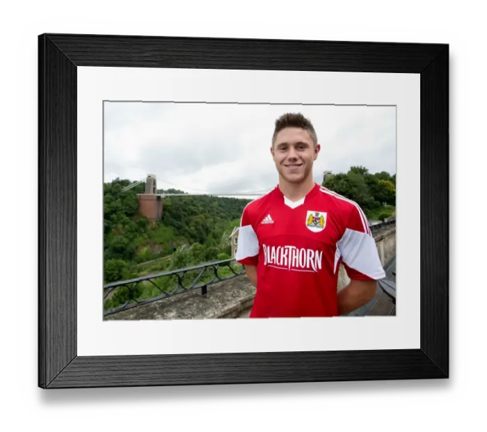 Framed Print : Bristol City FC: Wes Burns at Avon Gorge - Football Team Head Shots Framed Print : Bristol City FC: Wes Burns at Avon Gorge - Football Team Head Shots