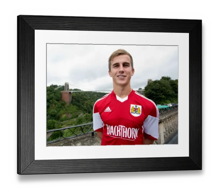Framed Print : Bristol City FC: Joe Bryan's Portrait at Clifton Suspension Bridge Framed Print : Bristol City FC: Joe Bryan's Portrait at Clifton Suspension Bridge