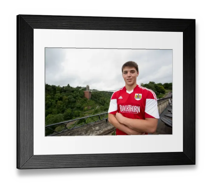 Framed Print : Bristol City Football Team: 2013 Pre-Season Portraits at Avon Gorge Hotel with Clifton Suspension Bridge Backdrop (Featuring Chris Abbott) Framed Print : Bristol City Football Team: 2013 Pre-Season Portraits at Avon Gorge Hotel with Clifton Suspension Bridge Backdrop (Featuring Chris Abbott)