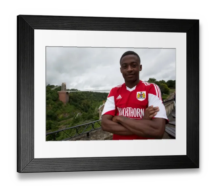 Framed Print : Bristol City Football Team: 2013 Head Shots at Avon Gorge Hotel by Kieran McManus