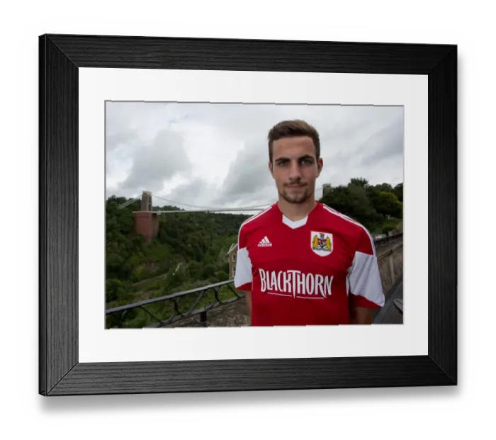 Framed Print : Bristol City Football Team Portraits at Avon Gorge Hotel: Lewis Hall's Head Shots - Footballer in Action Framed Print : Bristol City Football Team Portraits at Avon Gorge Hotel: Lewis Hall's Head Shots - Footballer in Action