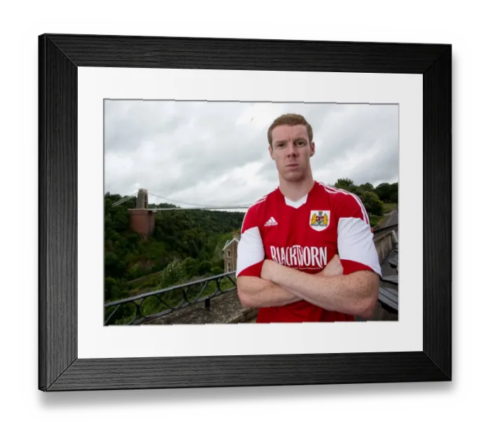 Framed Print : Bristol City Football Team: 2013 Pre-Season Portraits at Avon Gorge Hotel - Head Shots (Stephen Pearson Image)