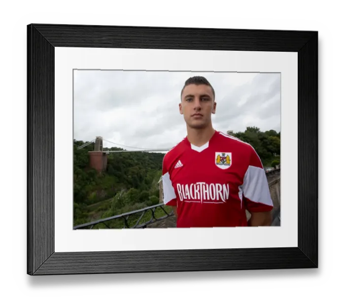 Framed Print : Bristol City Football Team: James Wilson's Determined Gaze at Avon Gorge Hotel, 2013 Framed Print : Bristol City Football Team: James Wilson's Determined Gaze at Avon Gorge Hotel, 2013