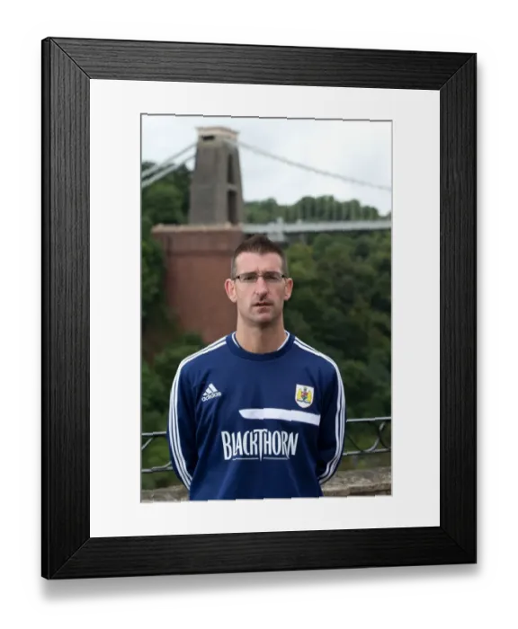 Framed Print : Bristol City Football Club: Head Physio Michael McBride at Avon Gorge Hotel - 31st July 2013